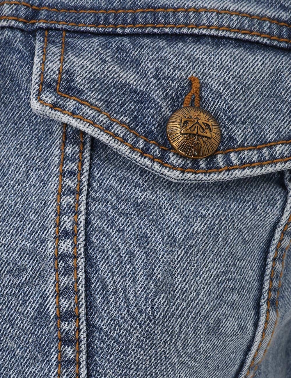 DENIM FITTED JACKET - 6
