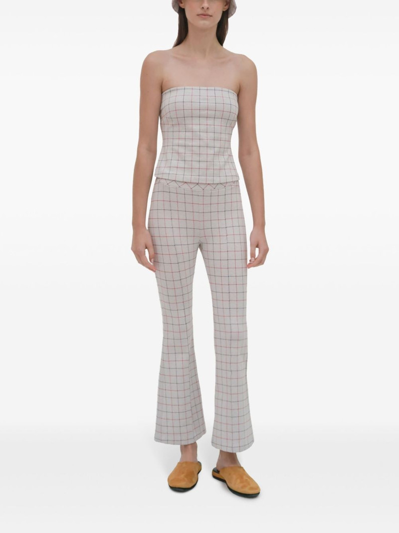ROSETTA GETTY check-pattern top outlook