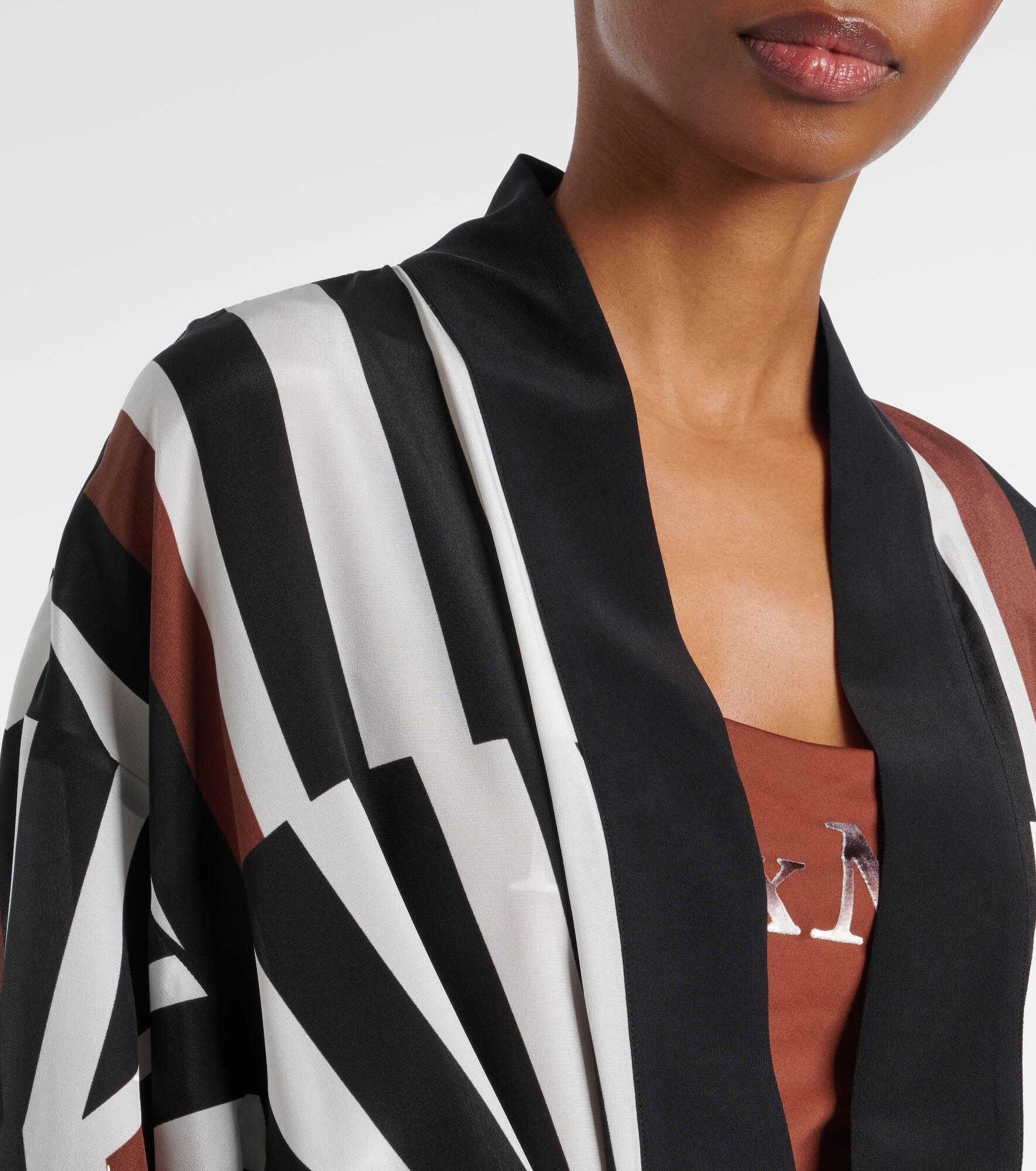 Ovatte striped beach cover-up - 4
