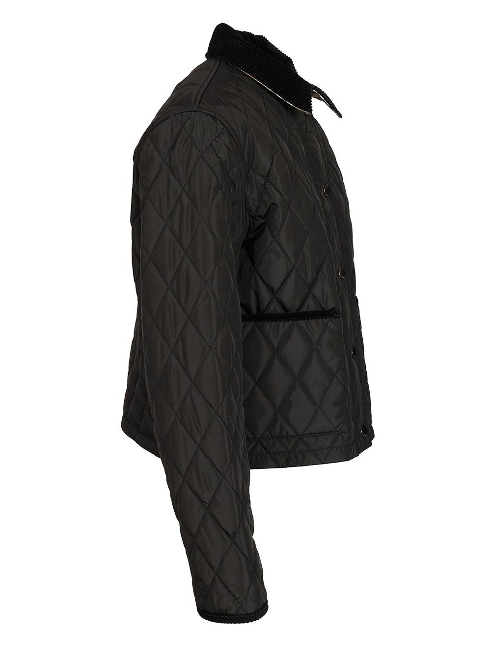 Cropped Jacket Jackets Black - 3