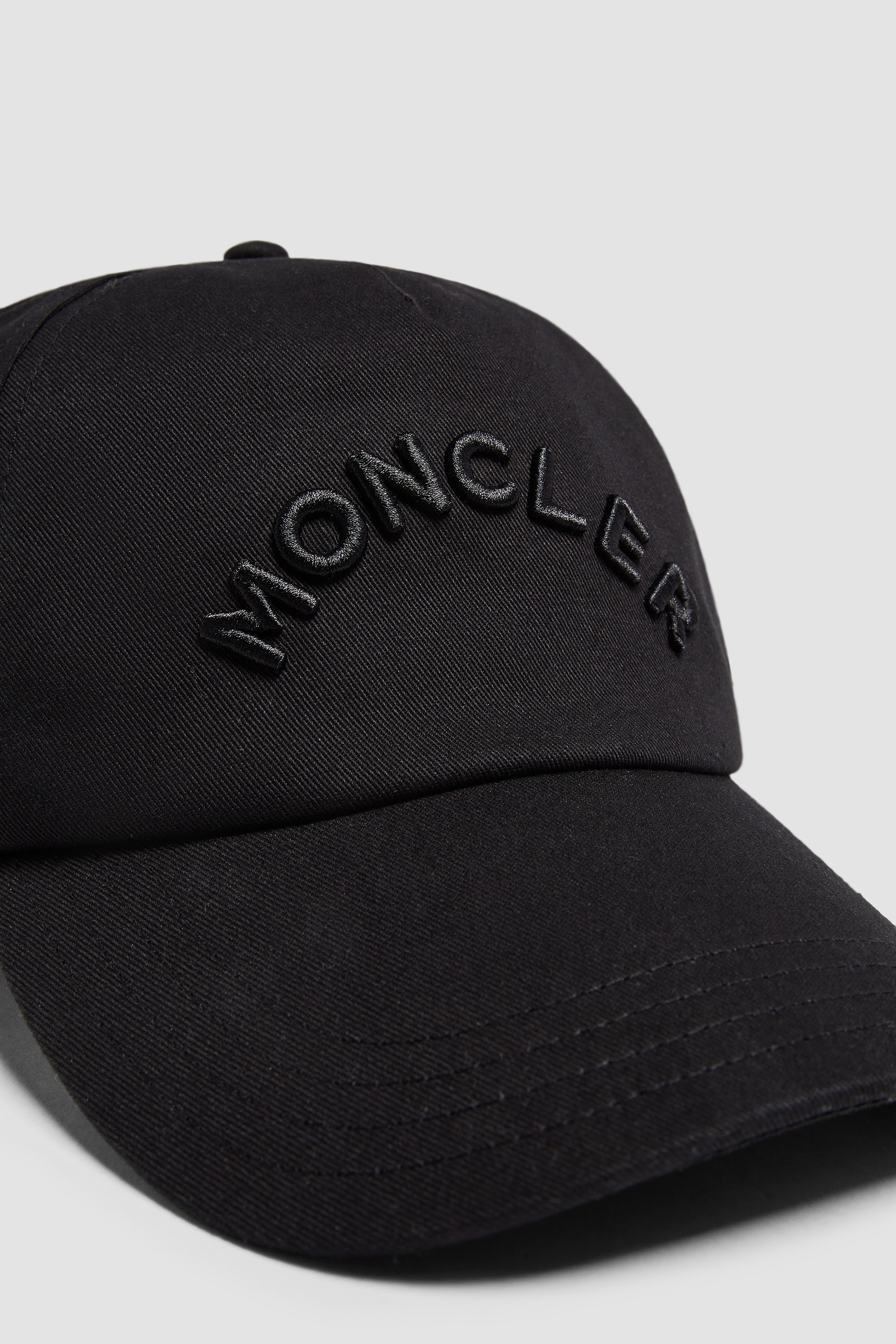 Embroidered Logo Gabardine Baseball Cap - 5