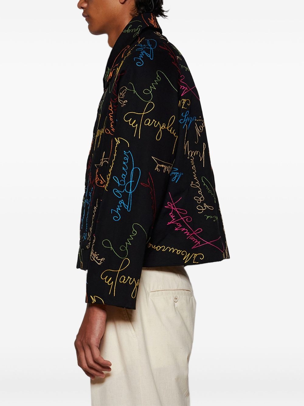 Signature Scrawl jacket - 4