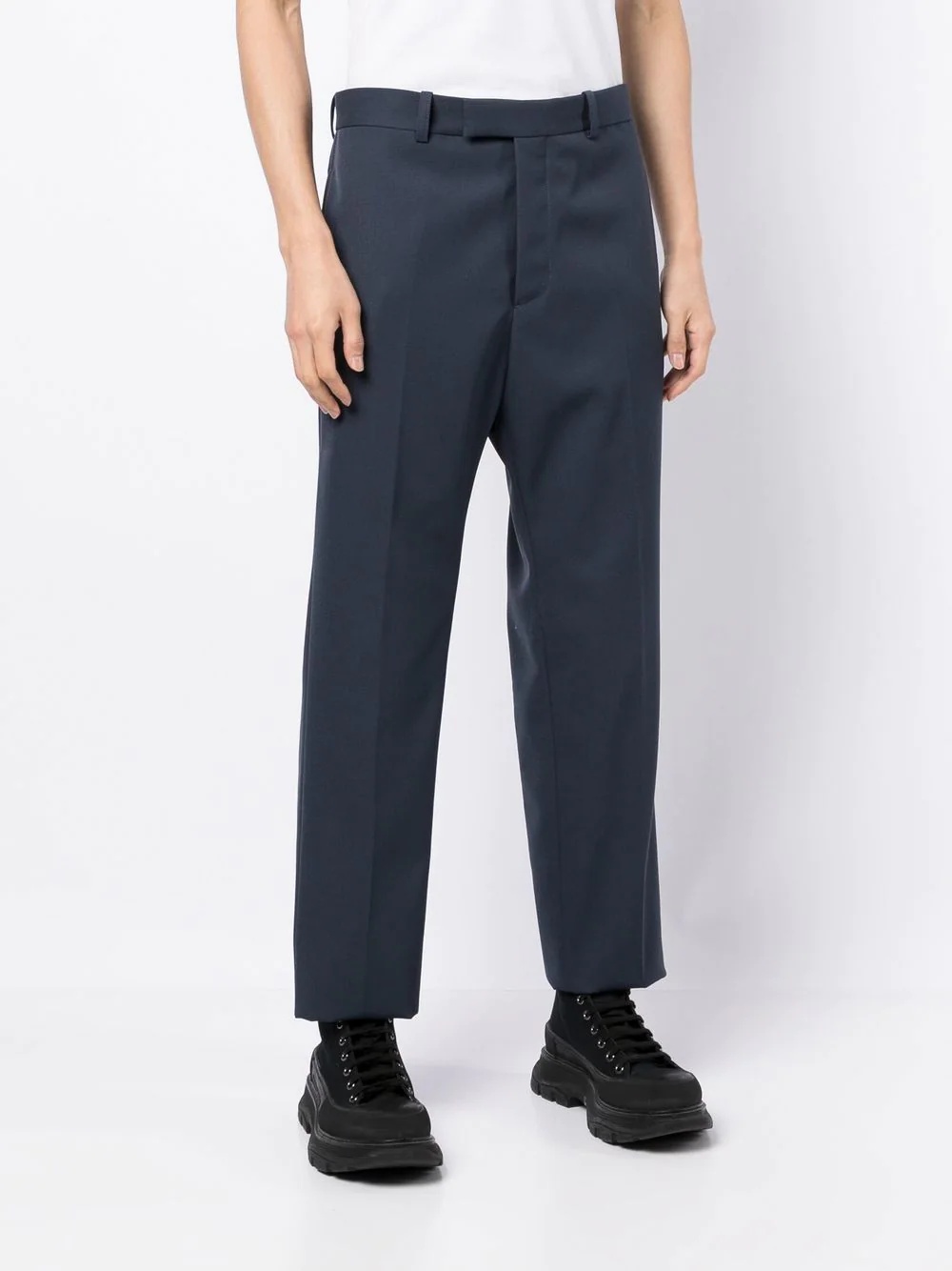 straight-leg tailored trousers - 3