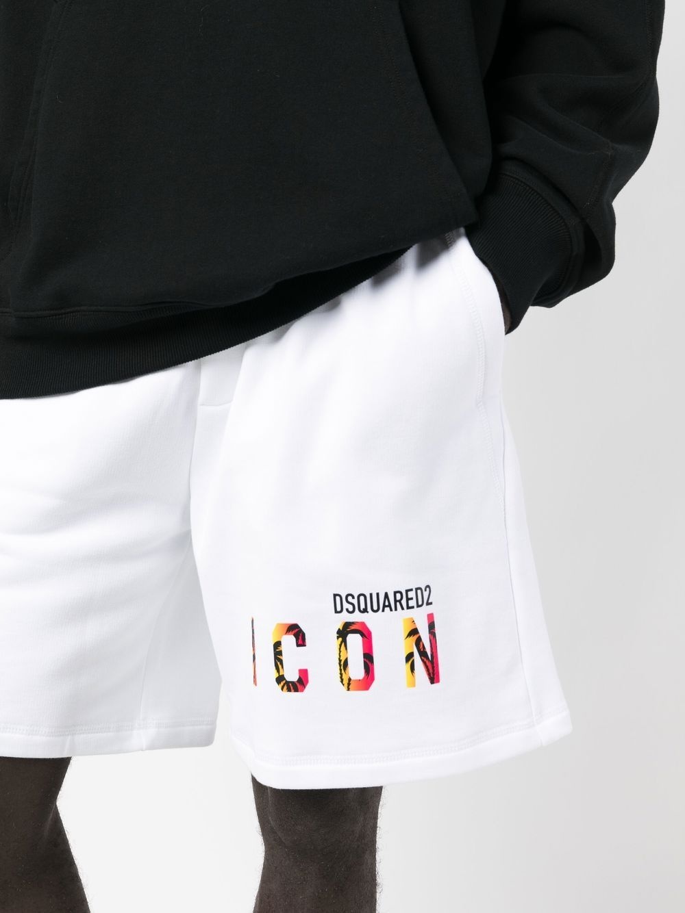 cotton logo-print shorts - 5