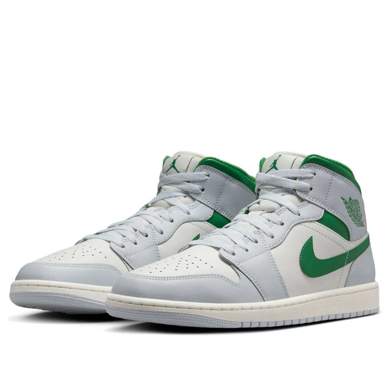 Air Jordan 1 Mid 'Summit White Lucky Green' DQ8426-142 - 3