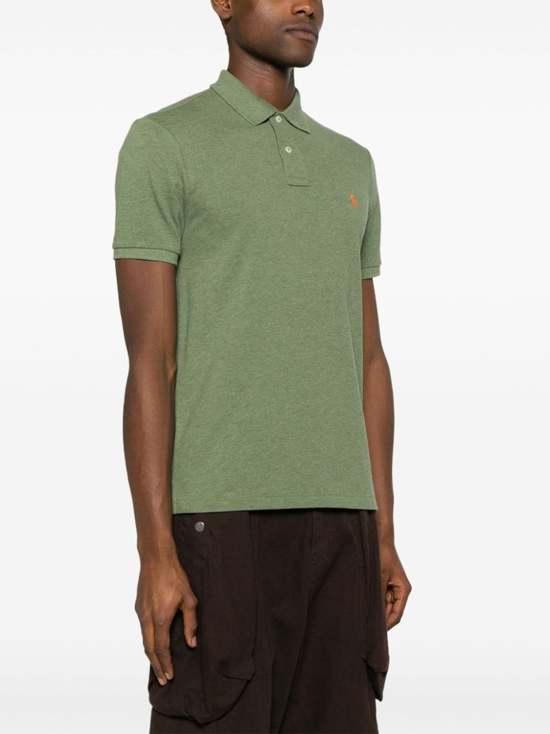 embroidered-logo piquÃ© polo shirt 3