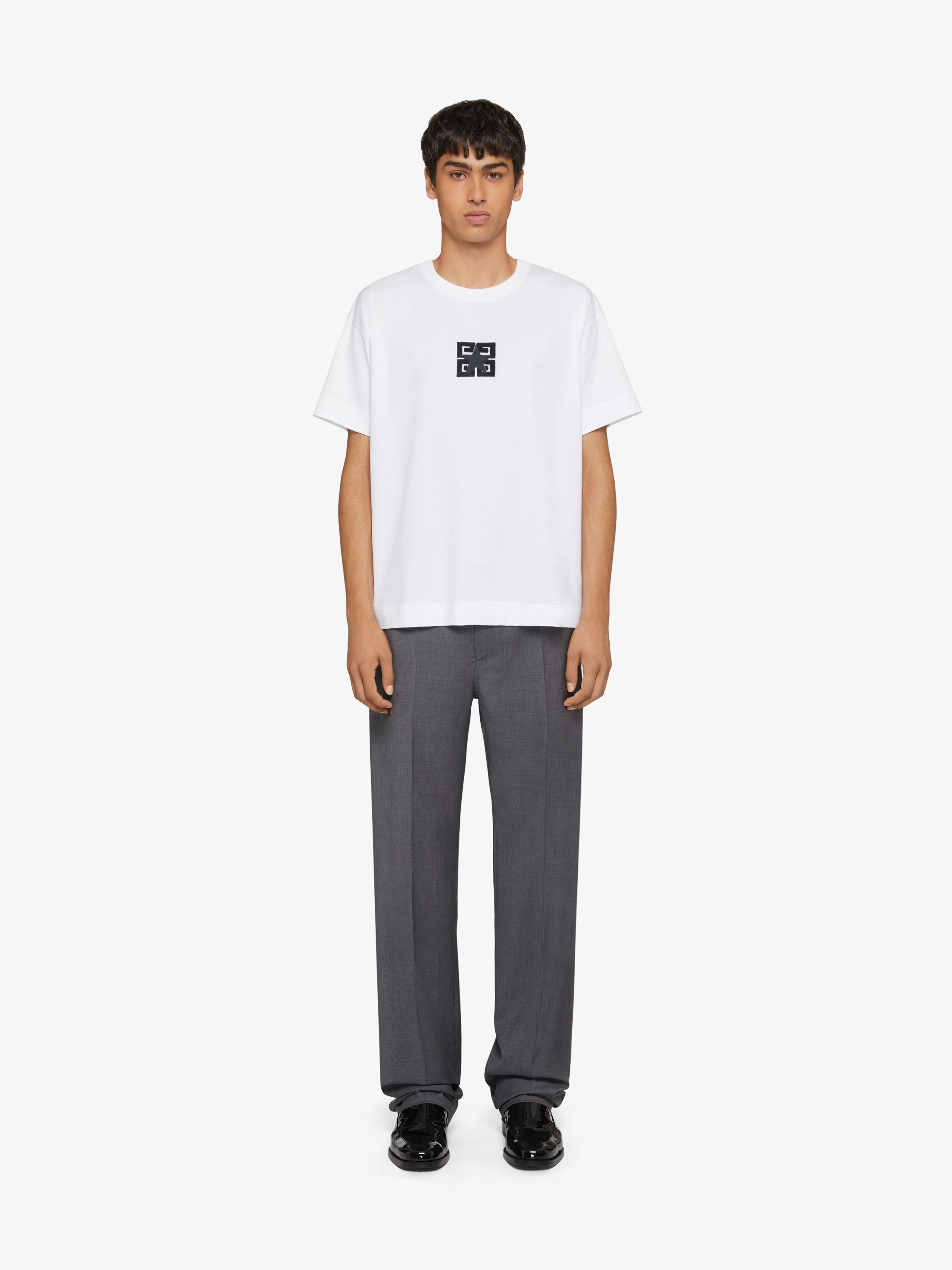 4G STARS BOXY FIT T-SHIRT IN COTTON - 2