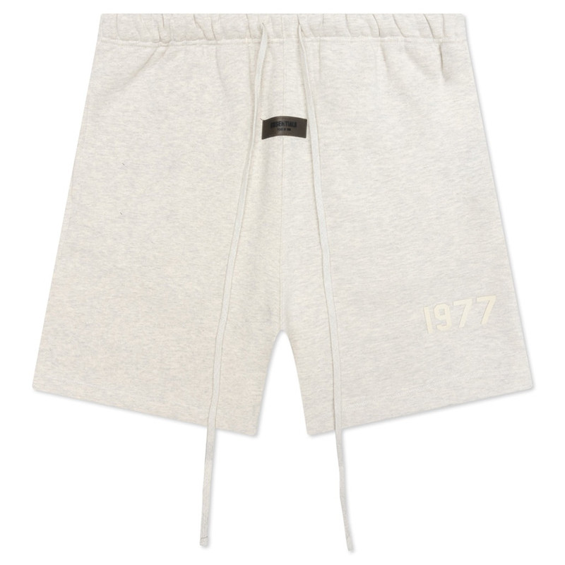 FEAR OF GOD ESSENTIALS SHORTS - LIGHT OATMEAL - 1