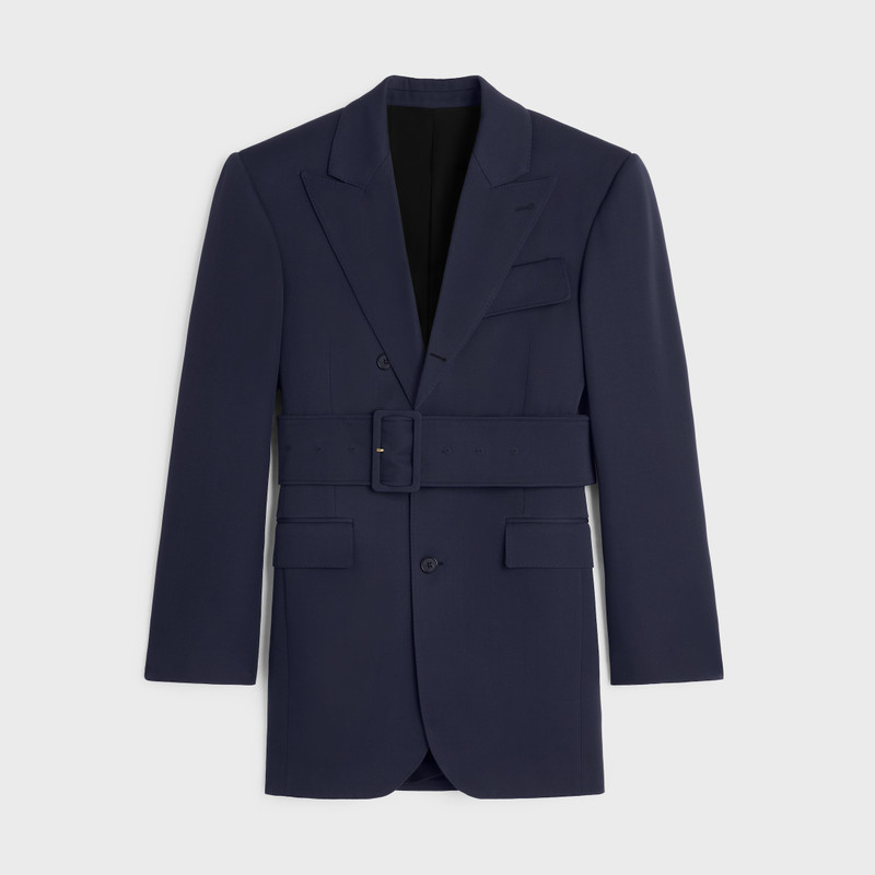 colonne jacket IN GRAIN DE POUDRE WOOL 1