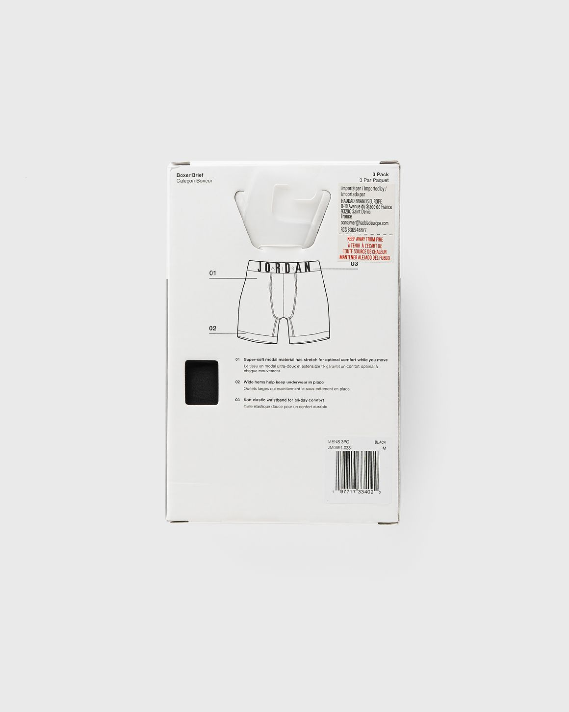 FLIGHT MODAL 23 MONOGRAM 3PK BOXER/BRIEF - 2