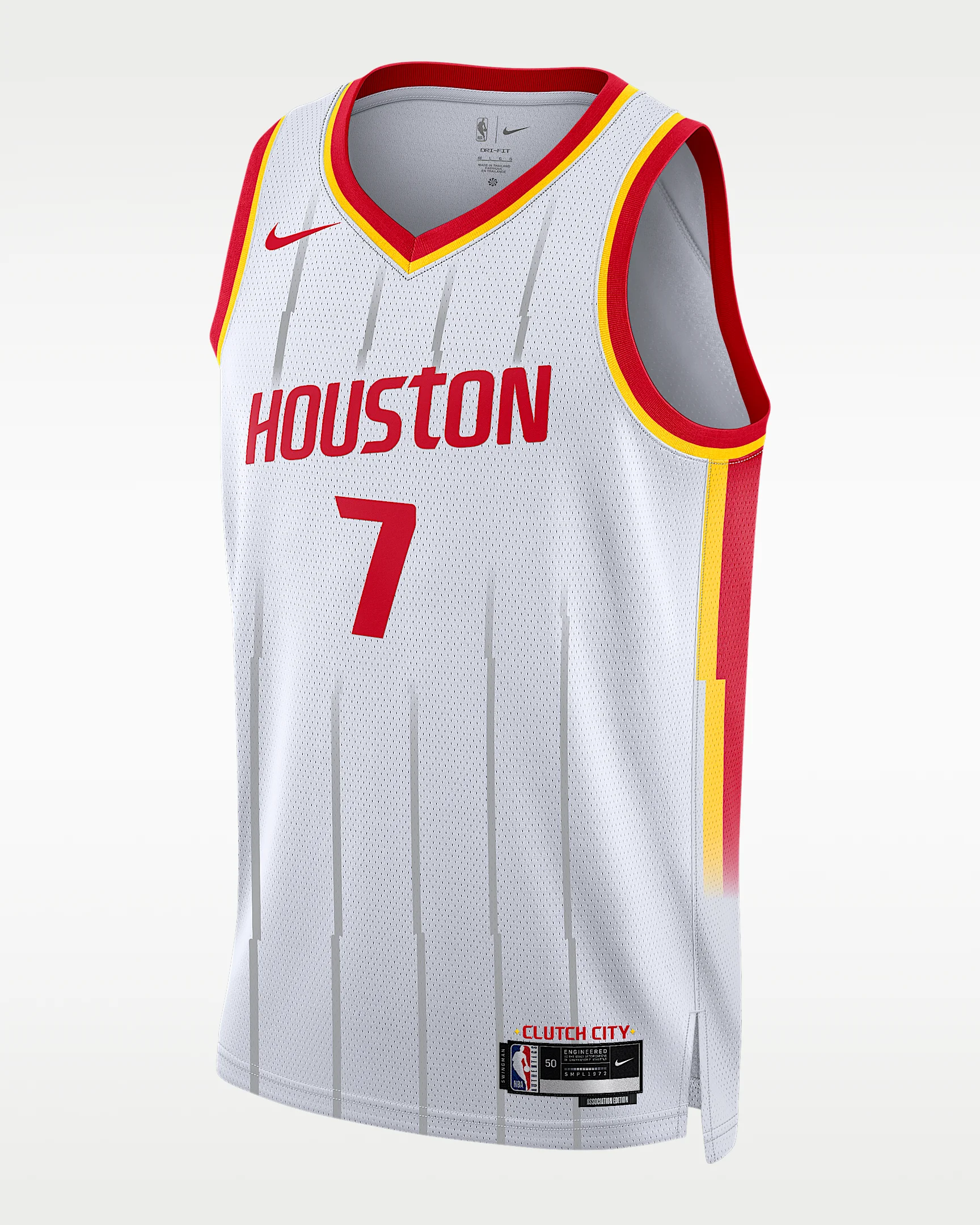 Houston Rockets Association Edition Kevin Durant Men's Nike Dri-FIT NBA Swingman Jersey - 1