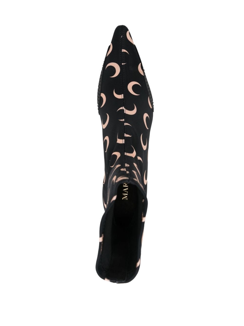 60mm moon-printed jersey boots - 4