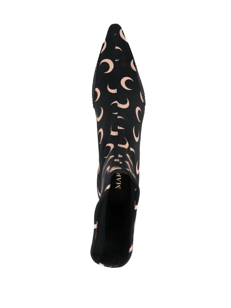 60mm moon-printed jersey boots 4