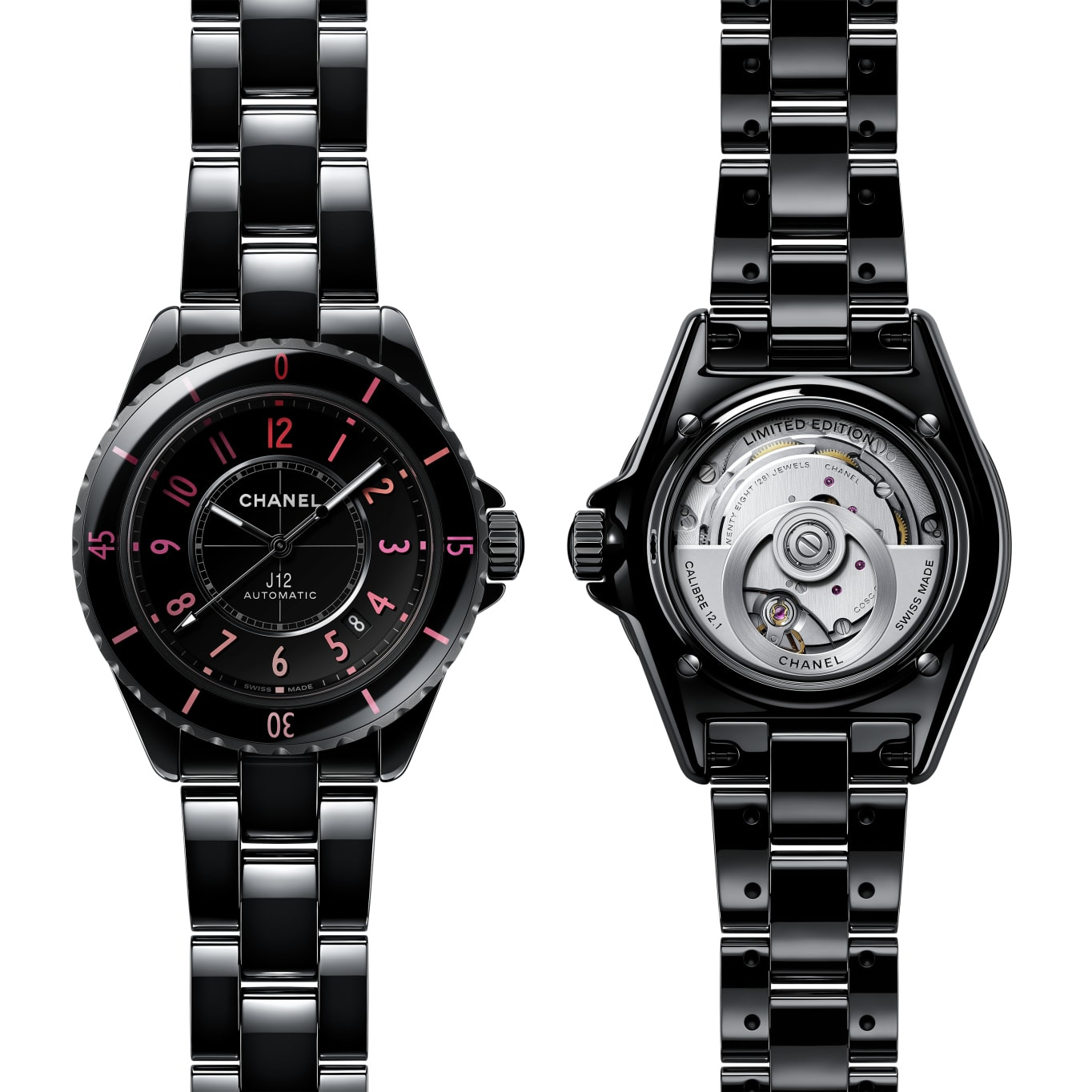 J12 BLUSH WATCH CALIBER 12.1, 38 MM - 3