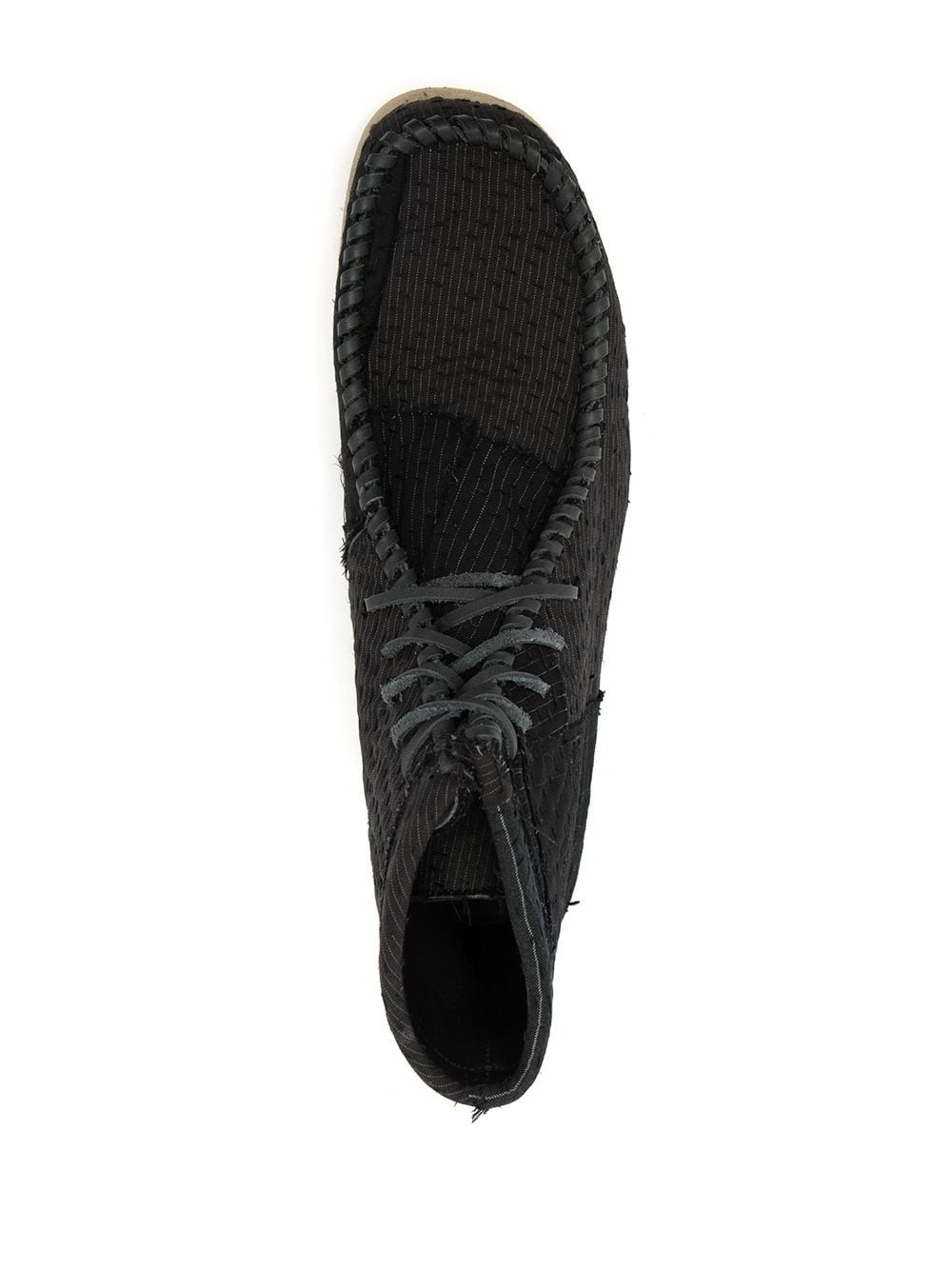 lace-up desert boots - 4