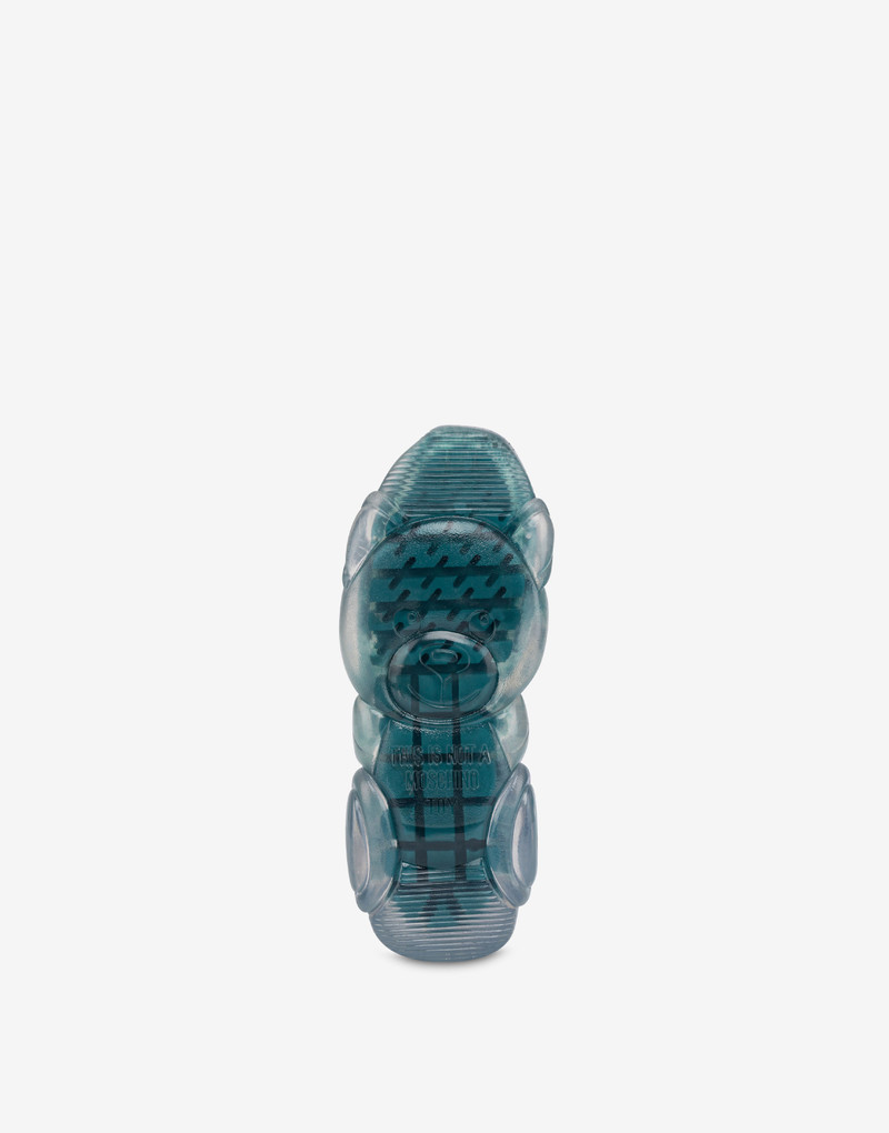 Moschino TEDDY SHOES WITH TRANSPARENT SOLE outlook