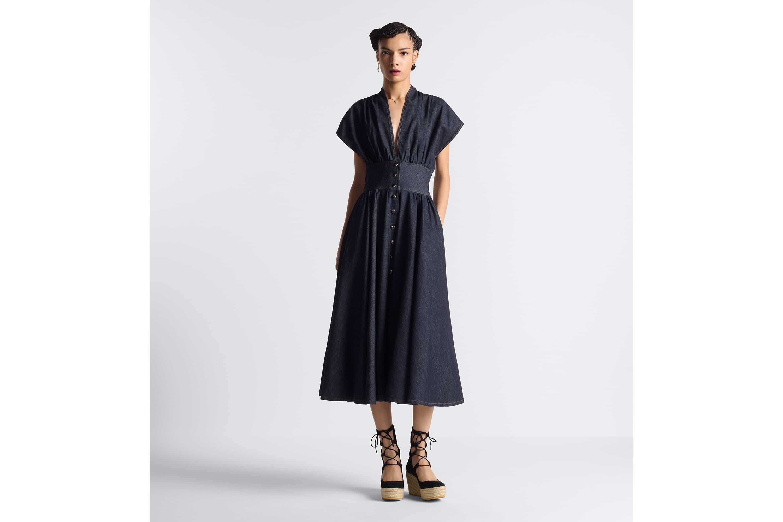 Flared Mid-Length Dress - 2