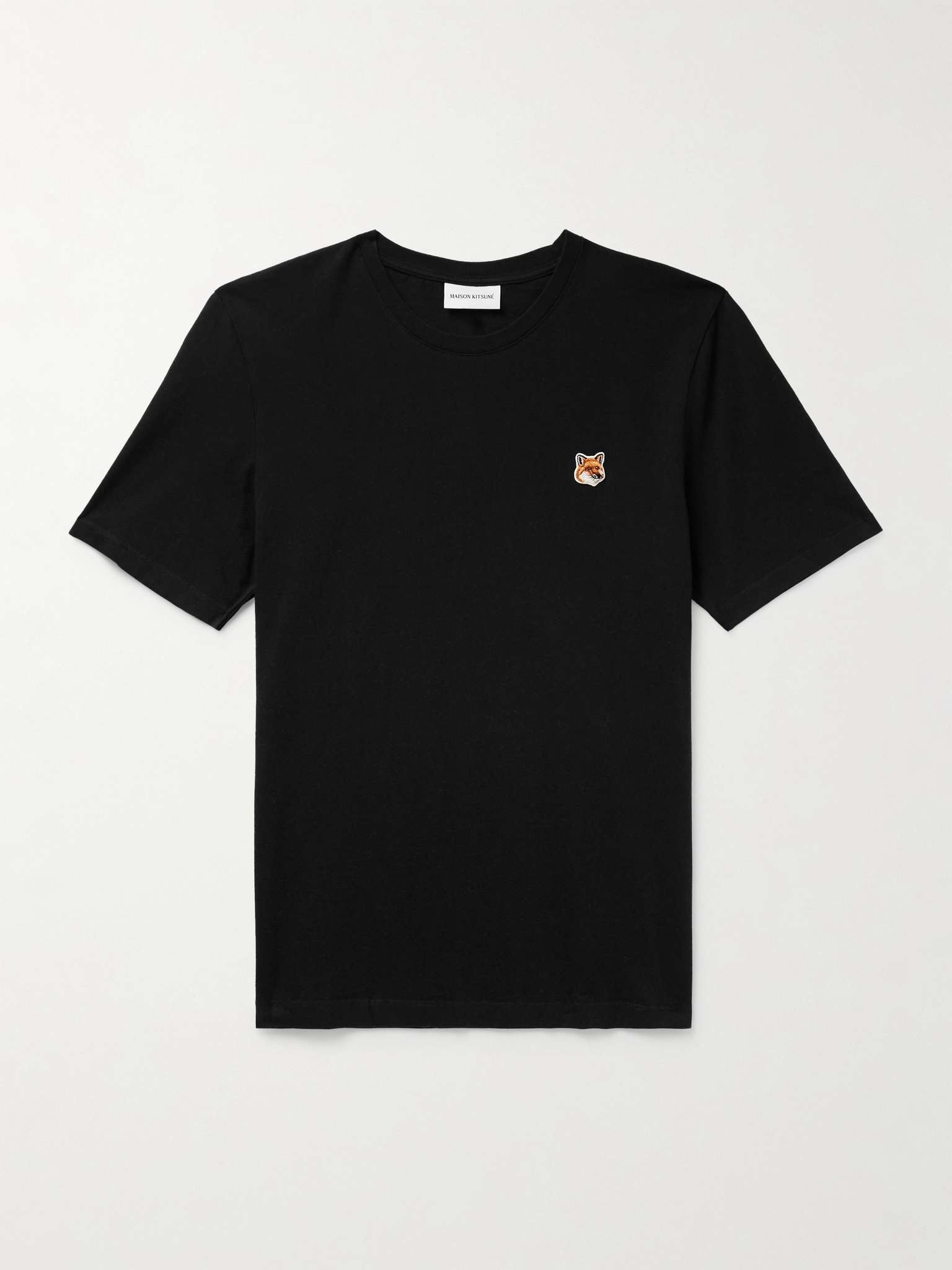 Logo-Appliquéd Cotton-Jersey T-Shirt - 1
