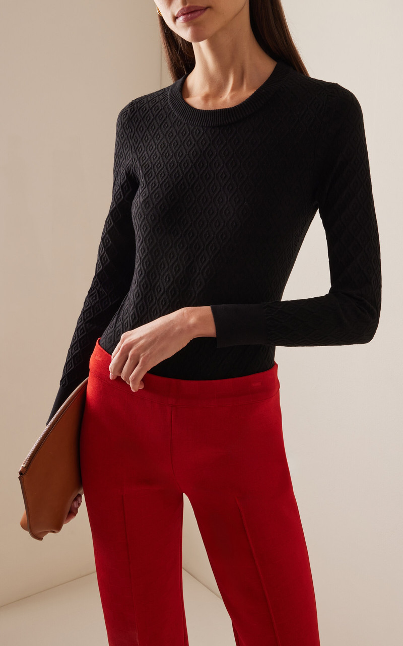 HIGH SPORT Exclusive Drane Knit Bodysuit black outlook