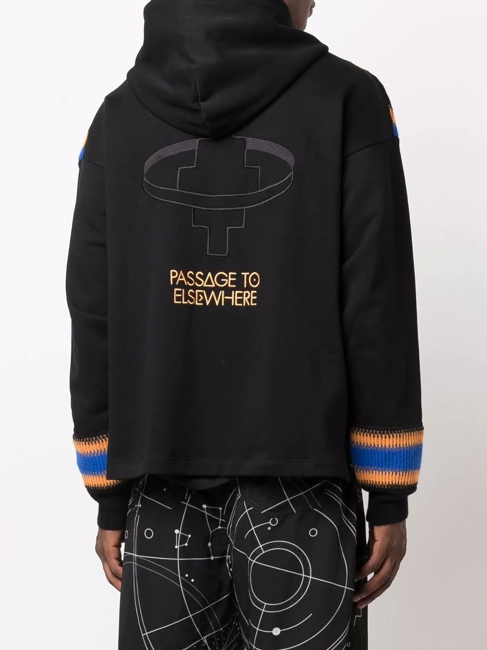 Satellite Cross zipped hoodie - 4