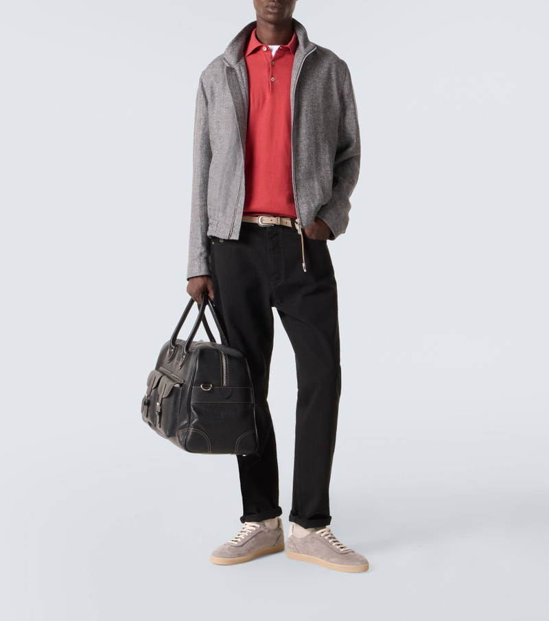 Brunello Cucinelli Cotton piqué polo shirt outlook