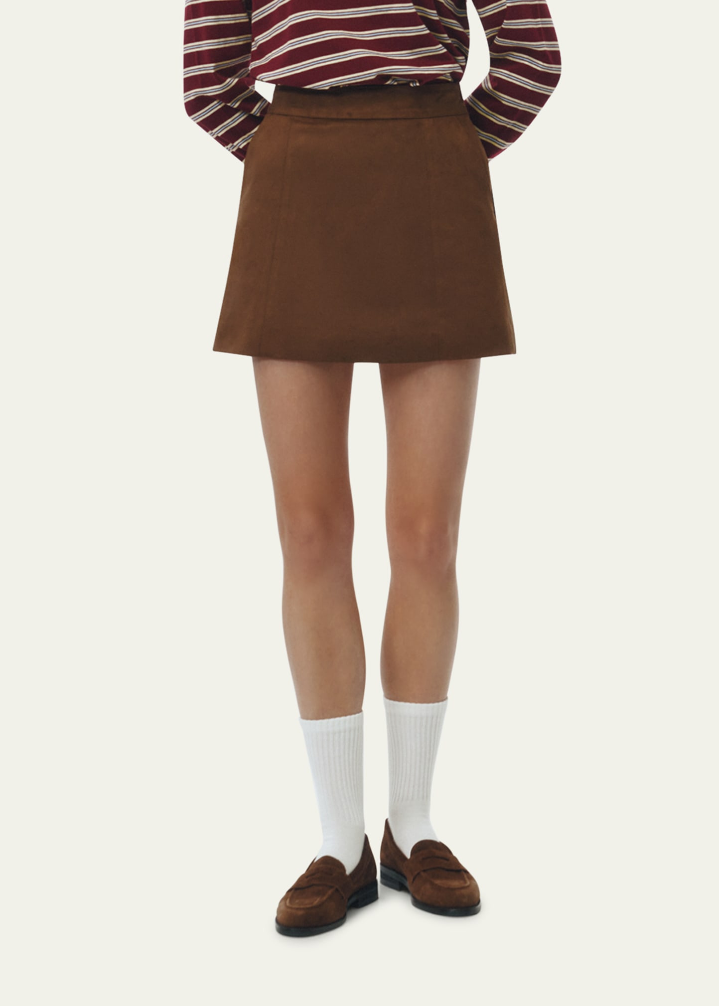 A-Line Mini Skirt - 4