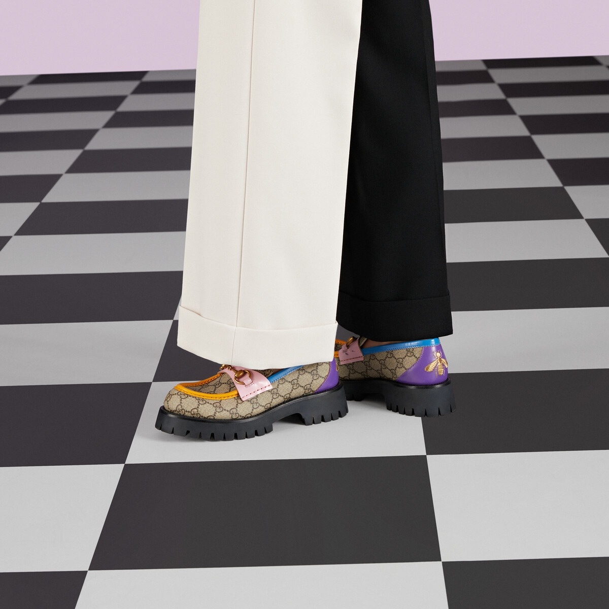 Women's GG lug sole loafer - 3