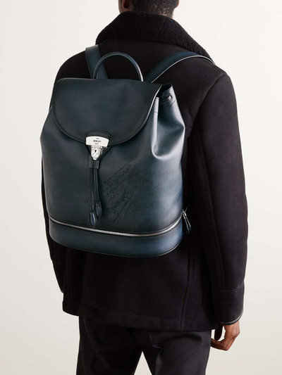 Berluti Escape Scritto Venezia Softy Leather Backpack outlook