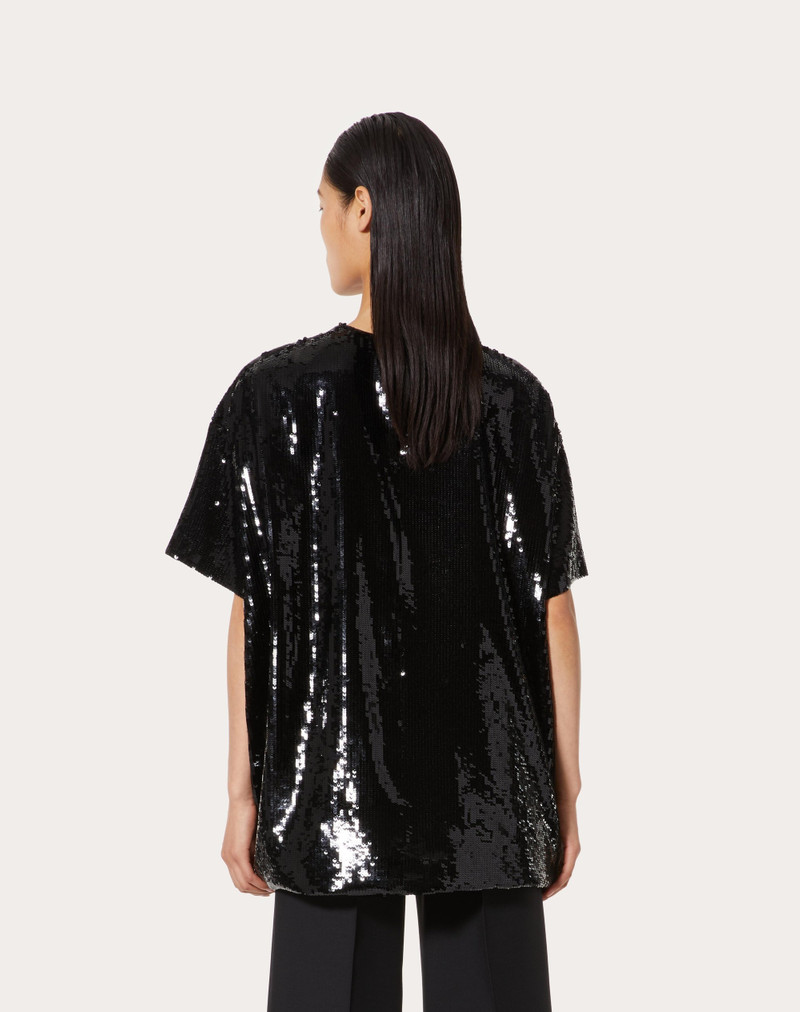 ORGANZA TOP WITH EMBROIDERED SEQUINS 4