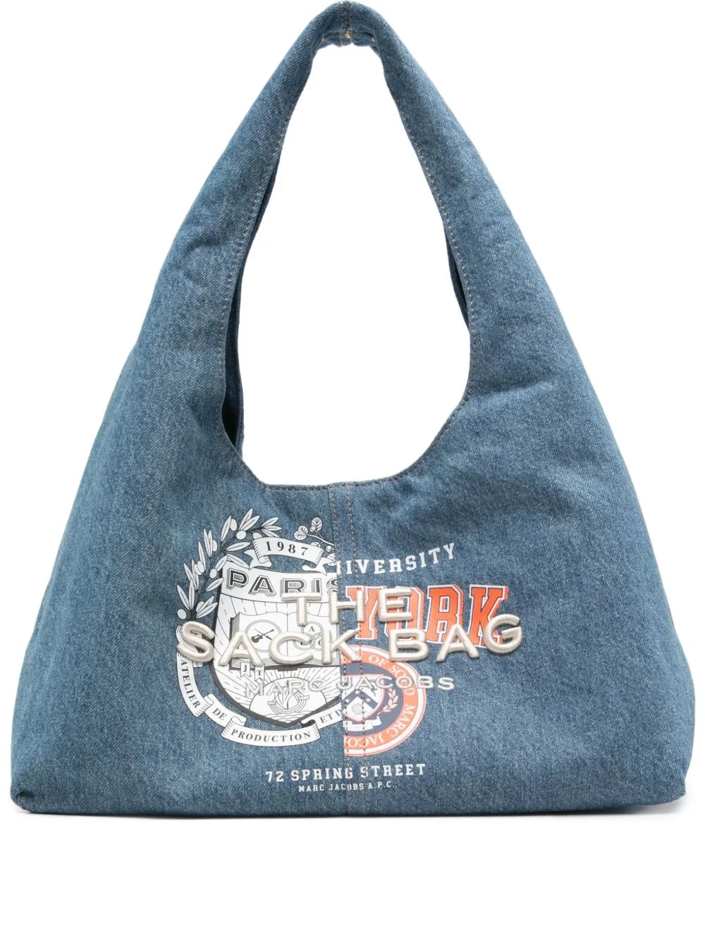 graphic-print tote bag - 1