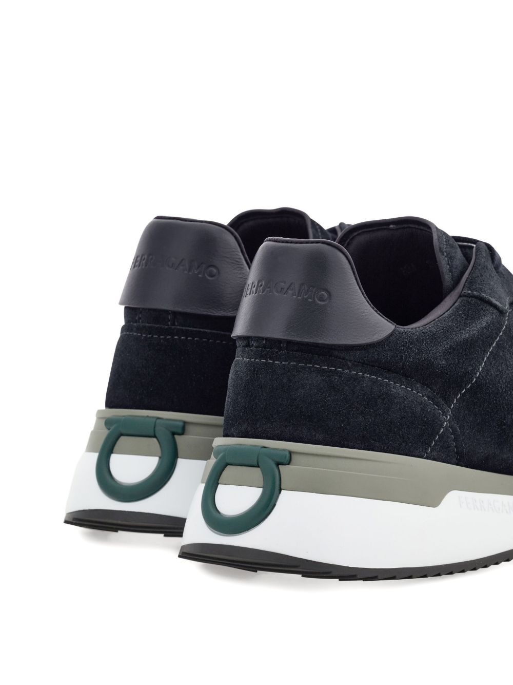 suede low-top sneakers - 5