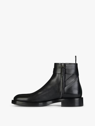 Givenchy PADLOCK BOOTS IN LEATHER outlook