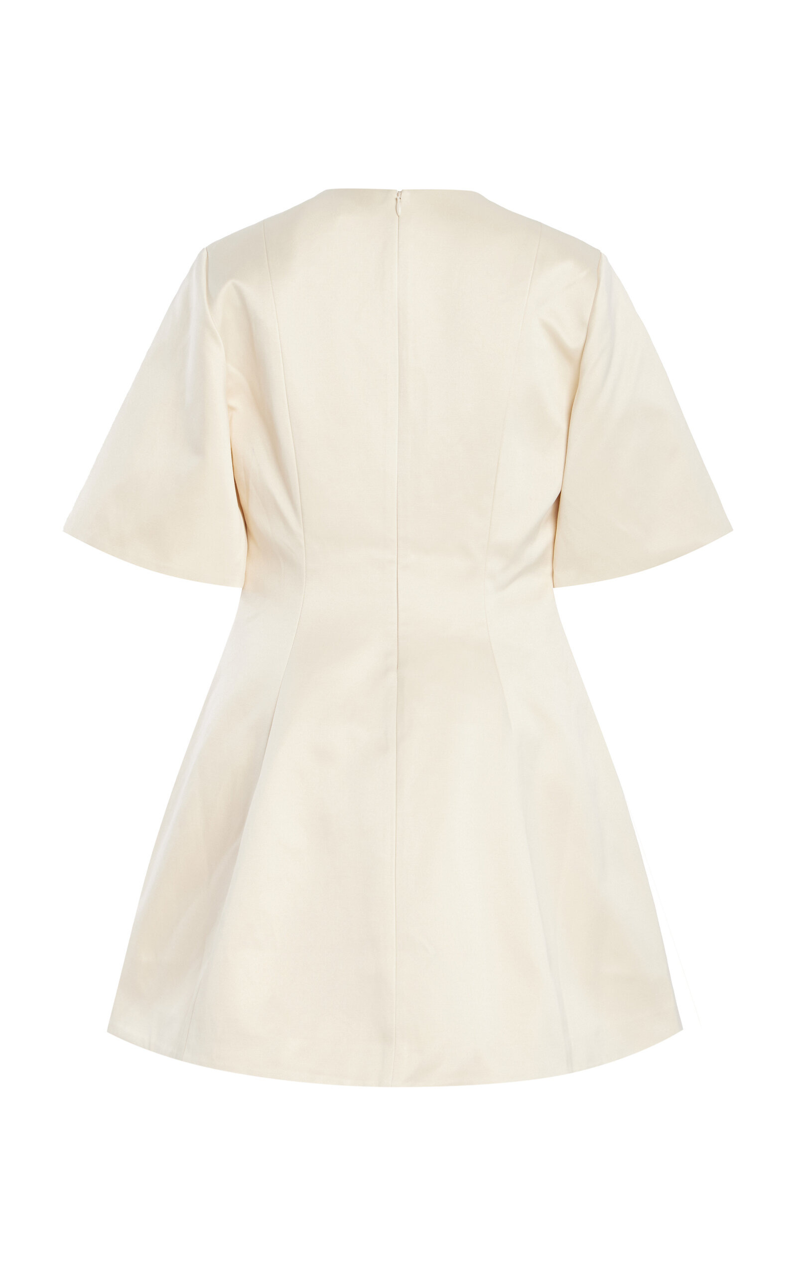 Josephine Cotton-Blend Mini Dress off-white - 5