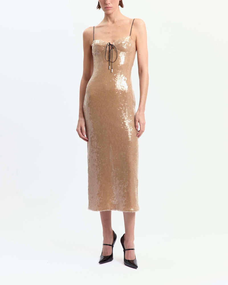16ARLINGTON CHE MIDI DRESS IN PAILLETTE outlook
