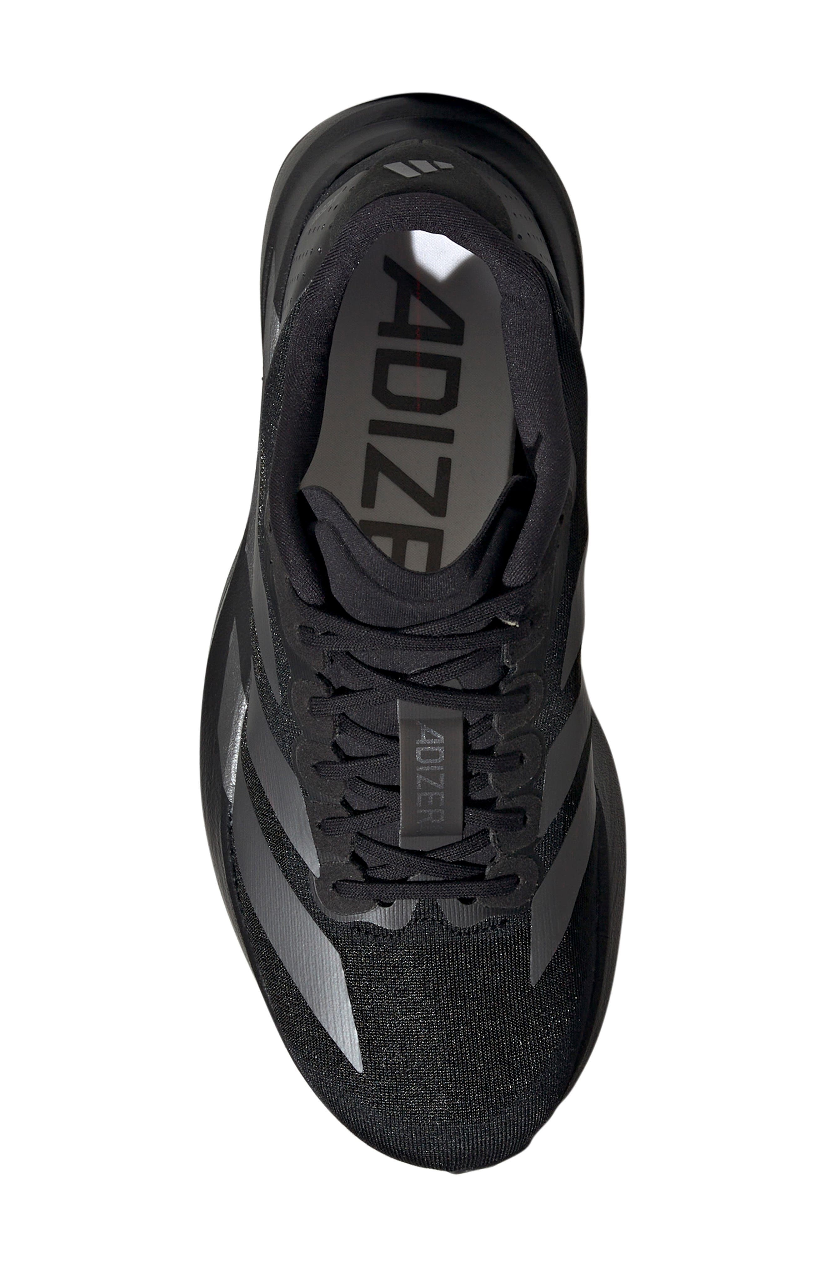 adidas Adizero Evo SL Running Shoe in Core Black/Iron Met./black at Nordstrom - 4
