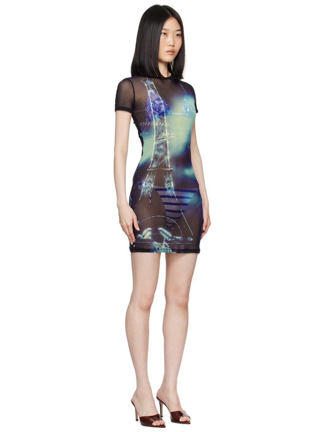 Blue 'The Pigalle' Minidress - 2