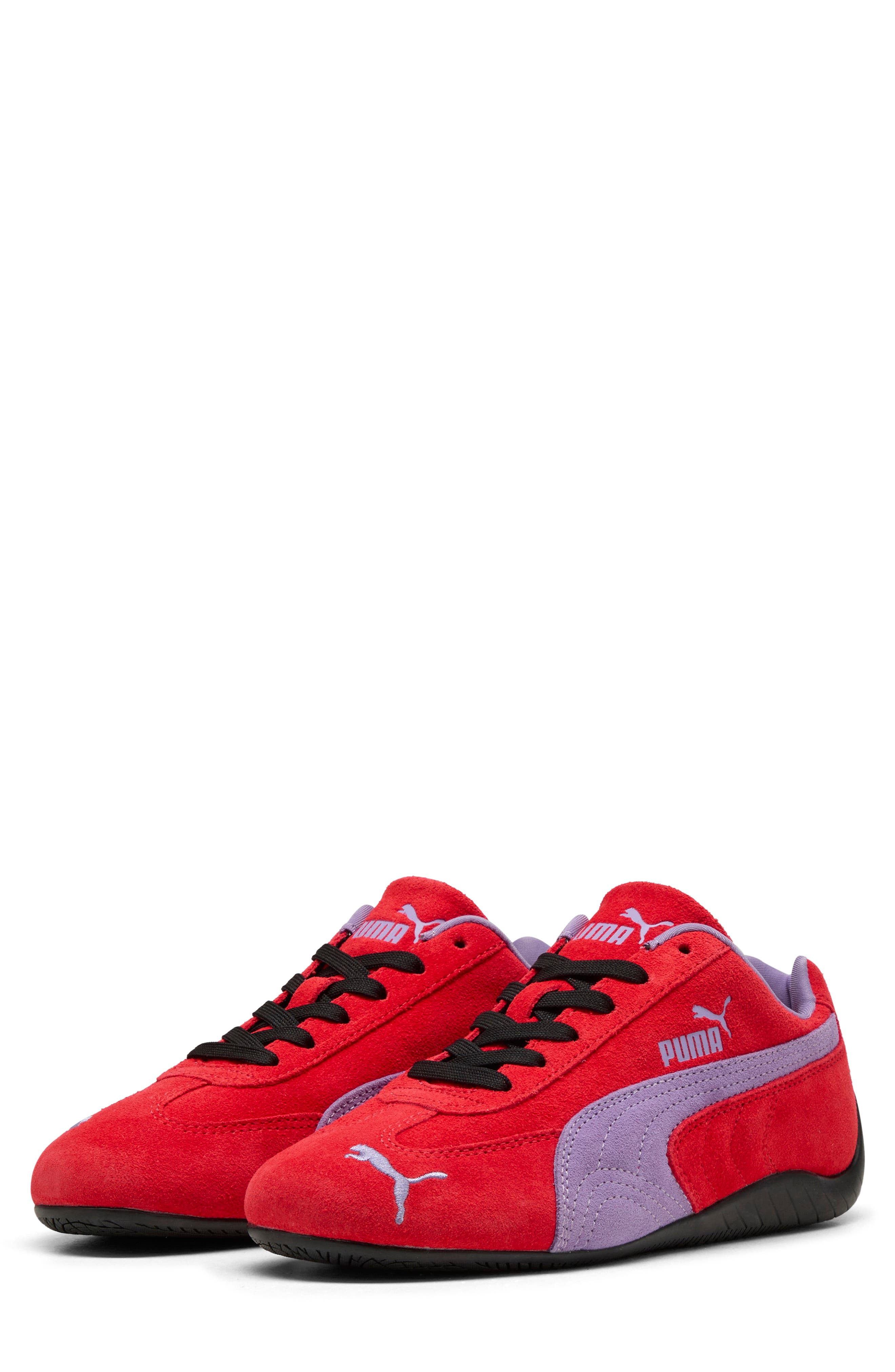 PUMA Speedcat OG Sneaker in Puma Red/Lavender Alert at Nordstrom - 8