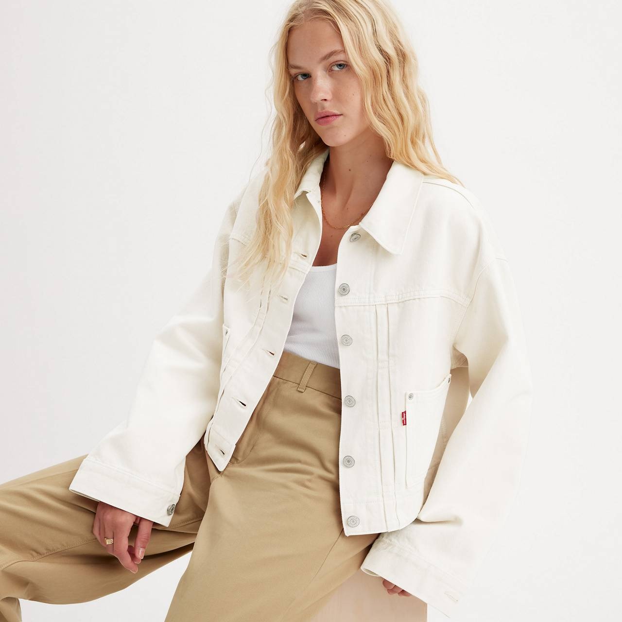 TAILORED 90S TRUCKER JACKET - 3