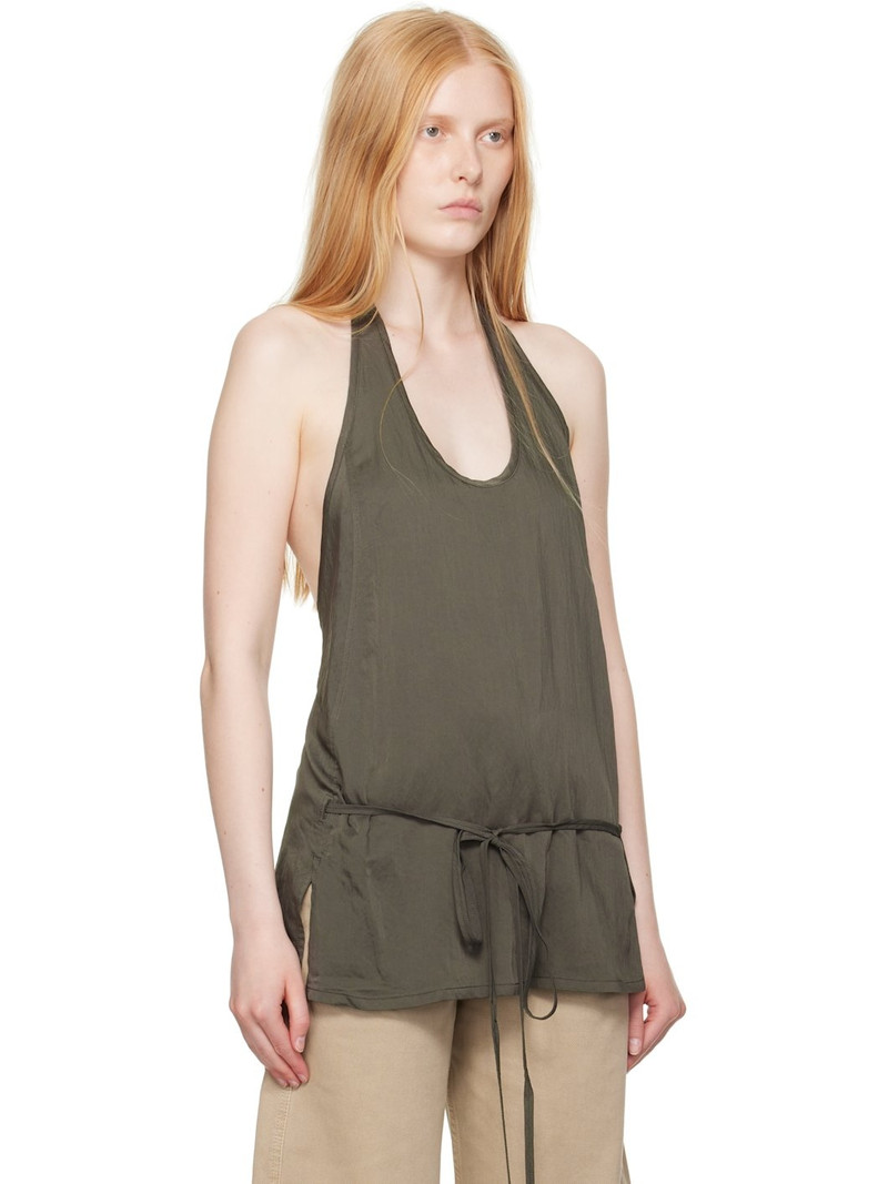 Gray Apron Top 2