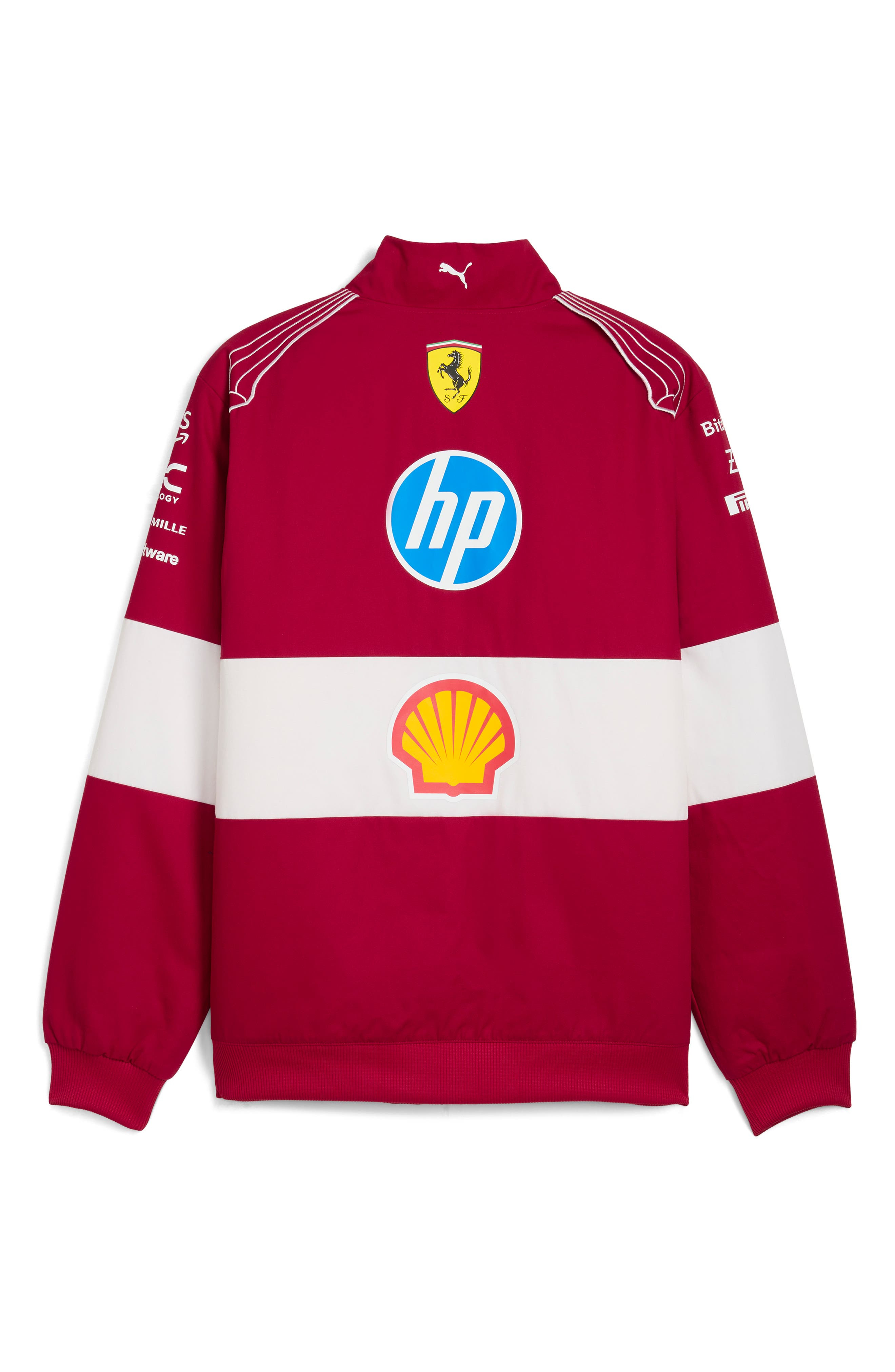 PUMA Scuderia Ferrari Team Racing Jacket in Dark Cherry at Nordstrom - 2