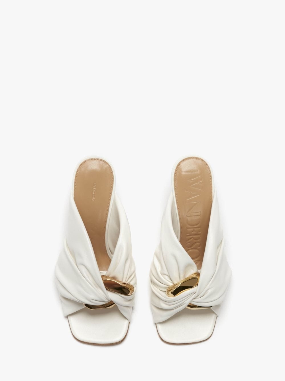 CORNER LEATHER MULES - 4