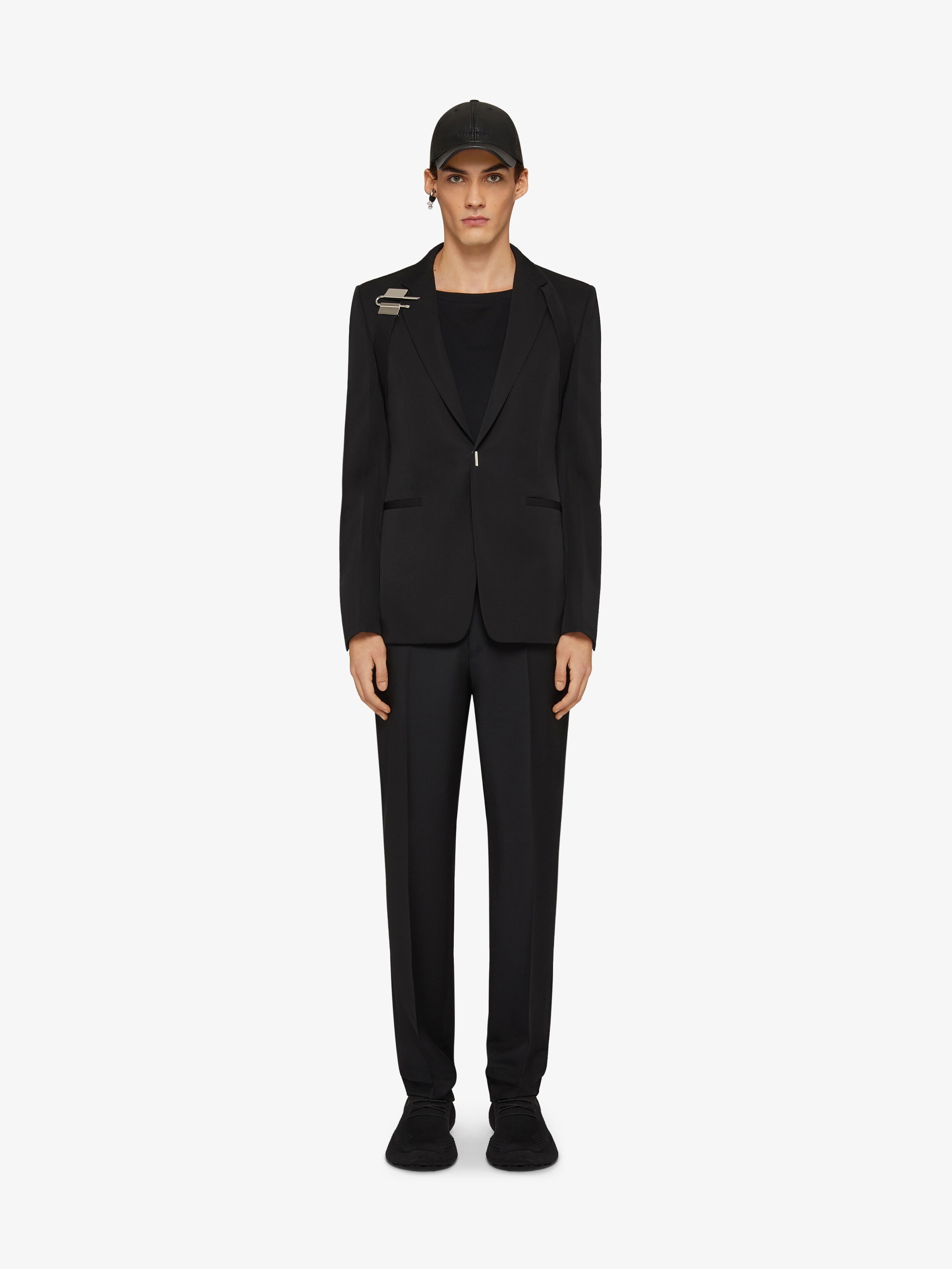 Givenchy Men's U-Lock Harness Slim Suit Jacket