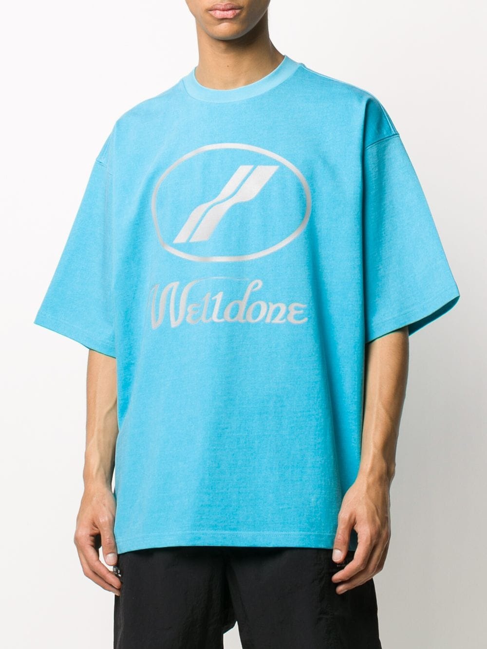 oversized logo print T-shirt - 4