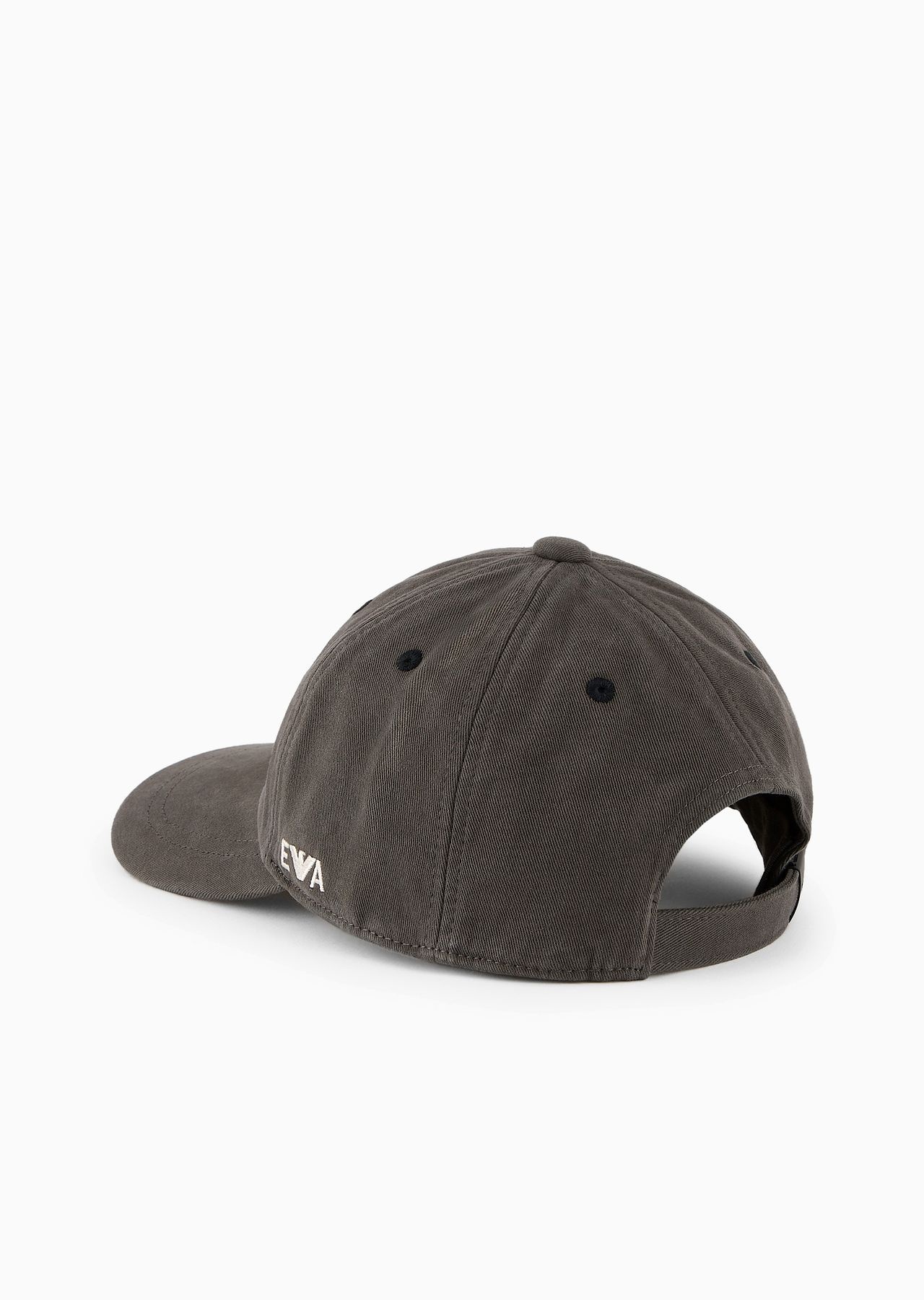 Canvas baseball cap with embroidered EA - 2