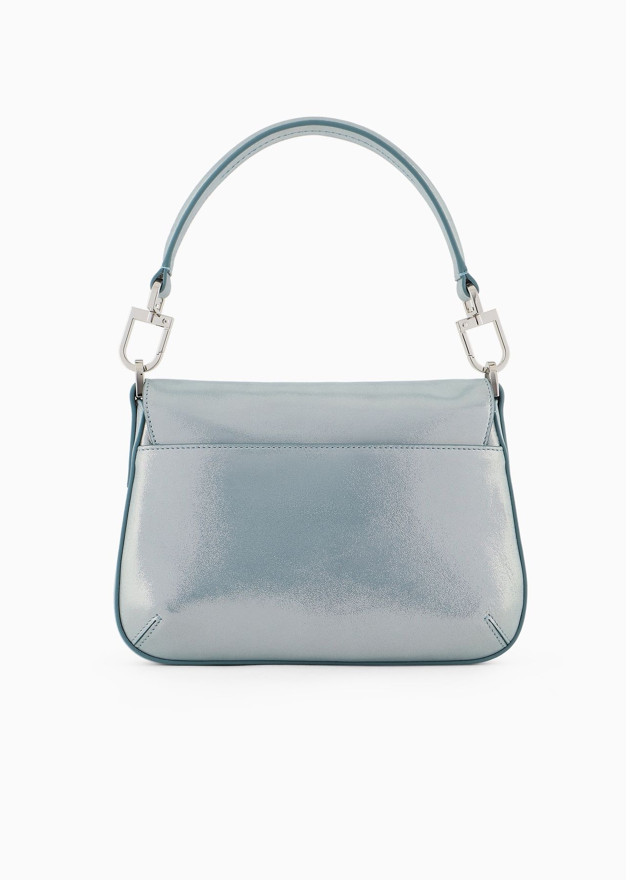 La Prima Soft small baguette bag in shiny nubuck - 3