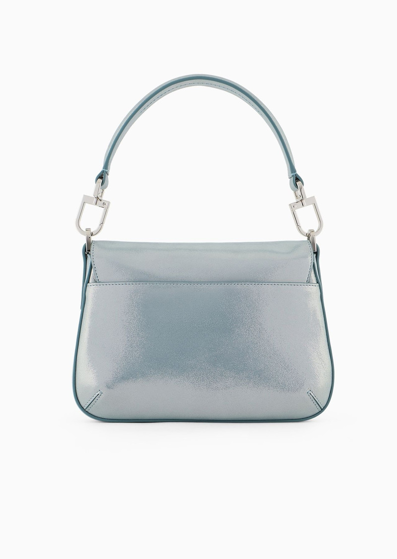 La Prima Soft small baguette bag in shiny nubuck 3