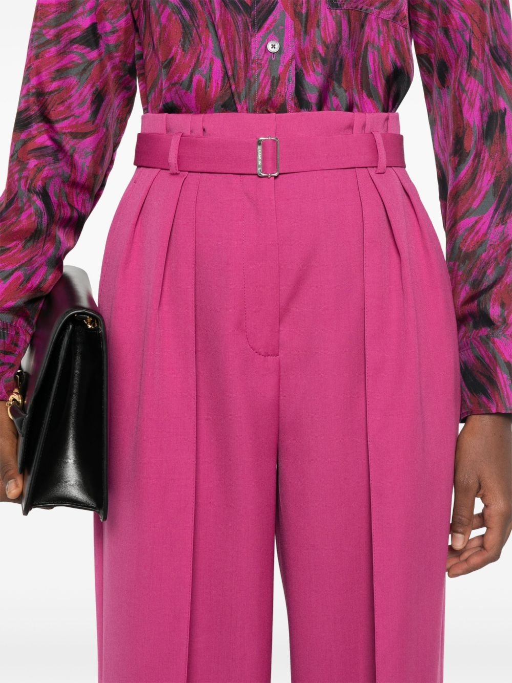 pleat-detail trousers - 5