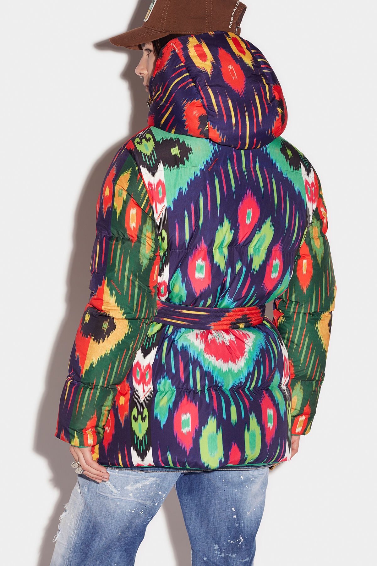 D-FACE HOODED PUFFER - 2