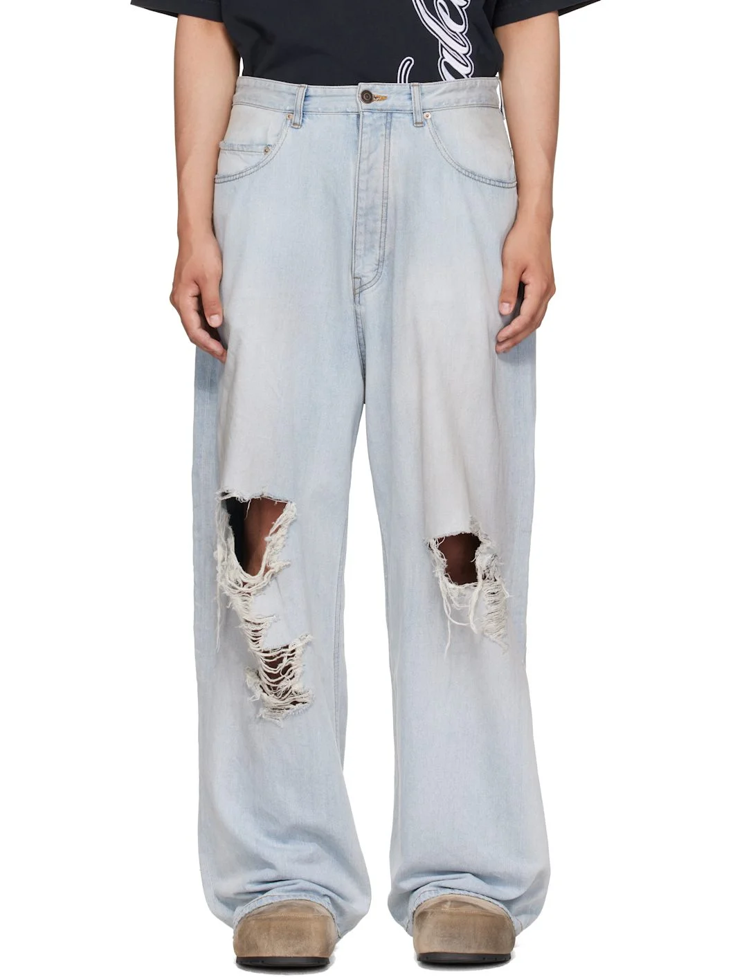 Blue Baggy Jeans - 1