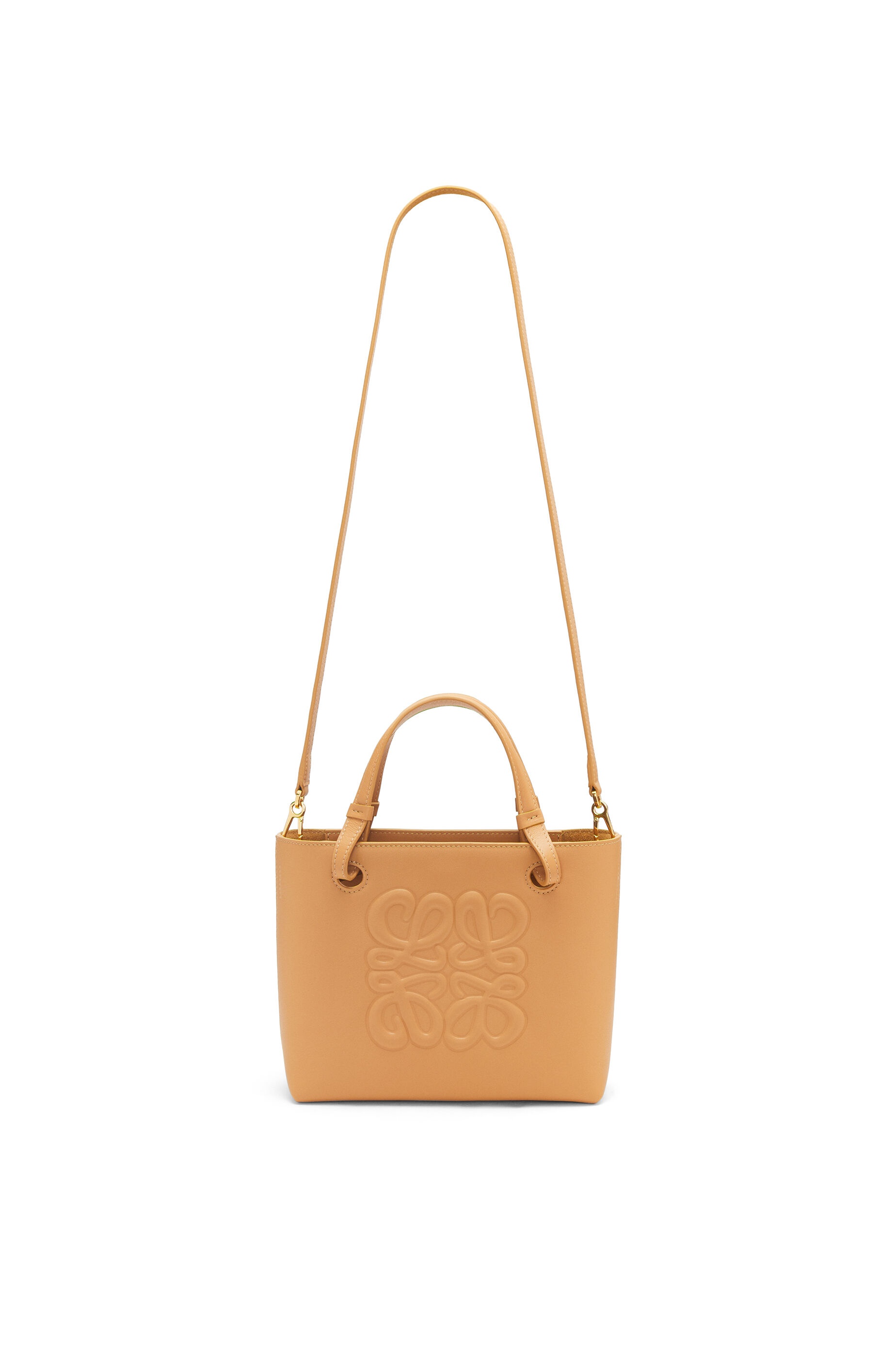 Mini Inflated Anagram Tote in classic calfskin - 5